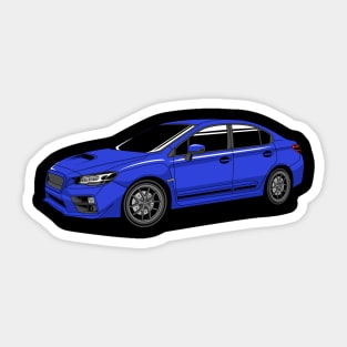 Blue Subie  legend Sticker